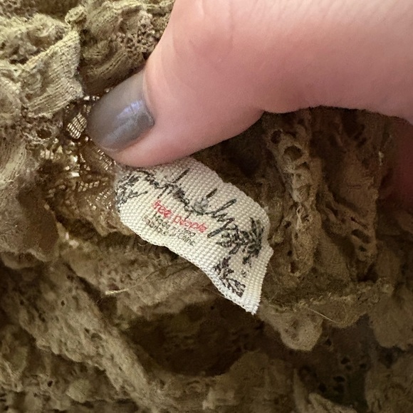 Free People Green Lace Bodysuit - Picture 4 of 5